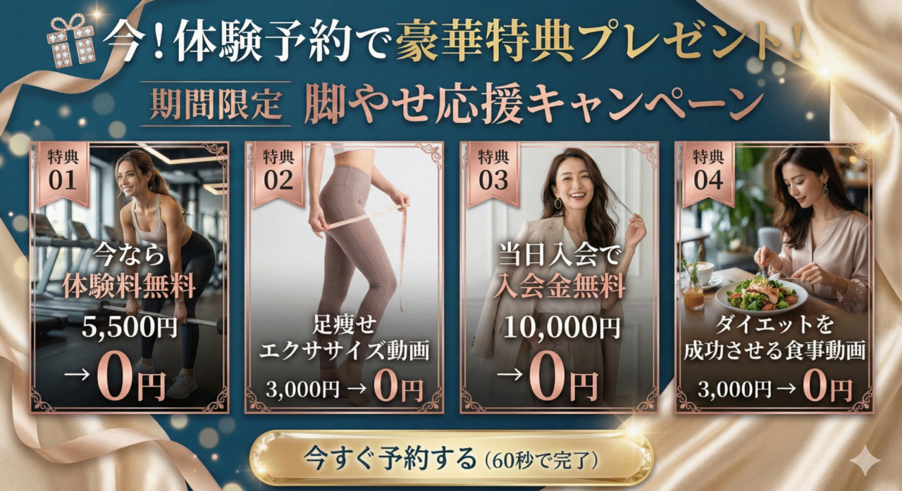 銀座のパーソナルトレーニングジムで下半身痩せダイエット